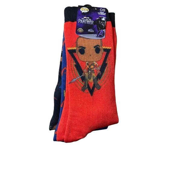 Funko Marvel Black‎ Panther 3 Pack Socks NWT One Size - Picture 1 of 4